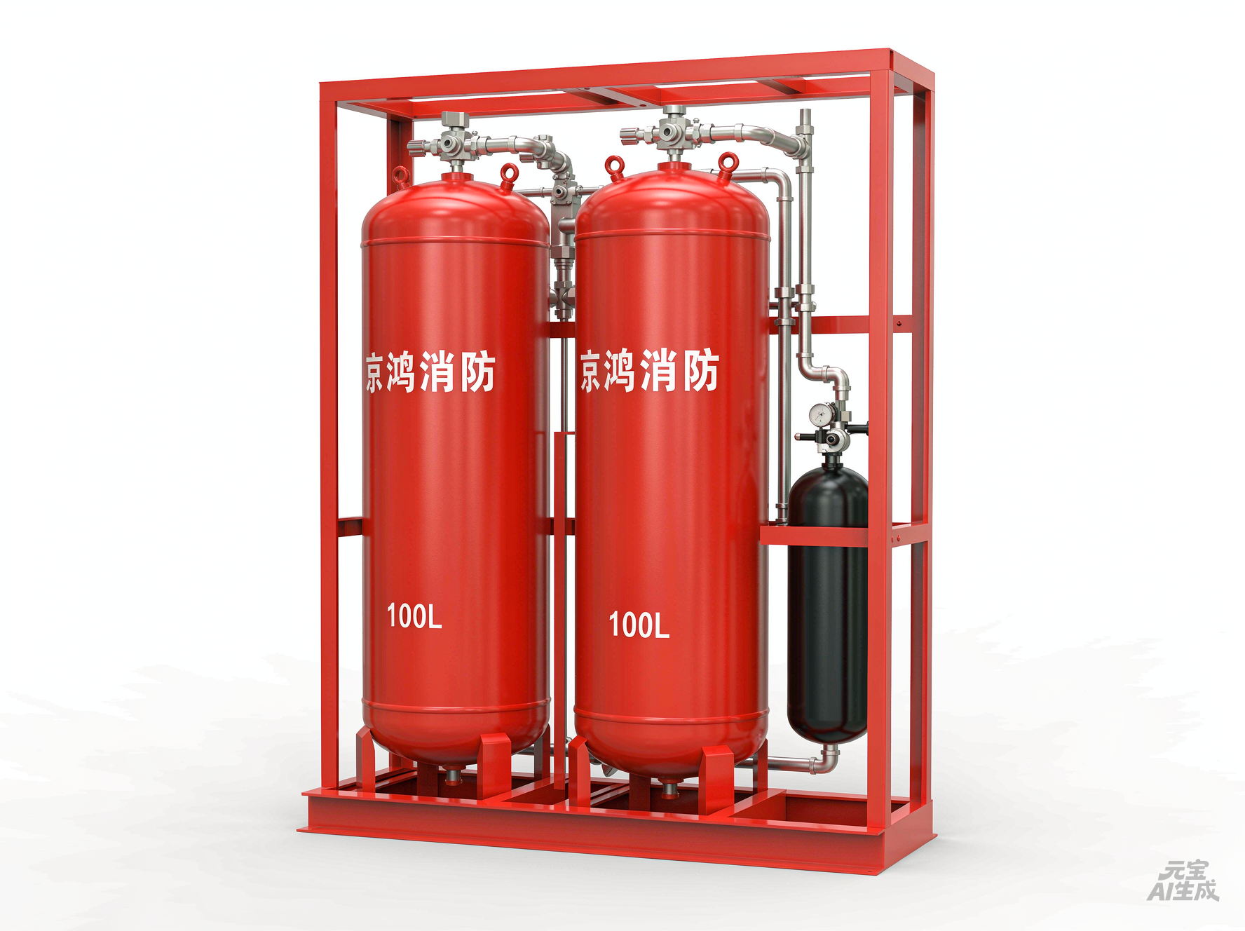 高压CO2/IG541气体灭火系统 京鸿消防
